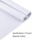 Pllieay 2 Pieces 14 Count Big Size White Aida Cross Stitch Fabric, Classic Reserve Aida Cloth, 19.6 x 21.6 Inch